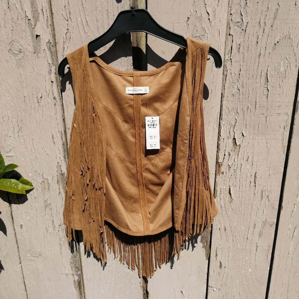 Abercrombie and Fitch Bohemian Fringe Vest